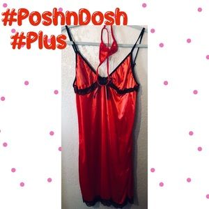 PLUS! 1X NWOT Red/Black Sexy Lingerie